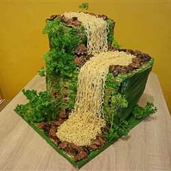 air terjun indomie daging jamur lada hitam